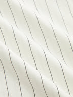 Belted Striped Cotton Linen Wide Leg Pants for Women Comfort Fit