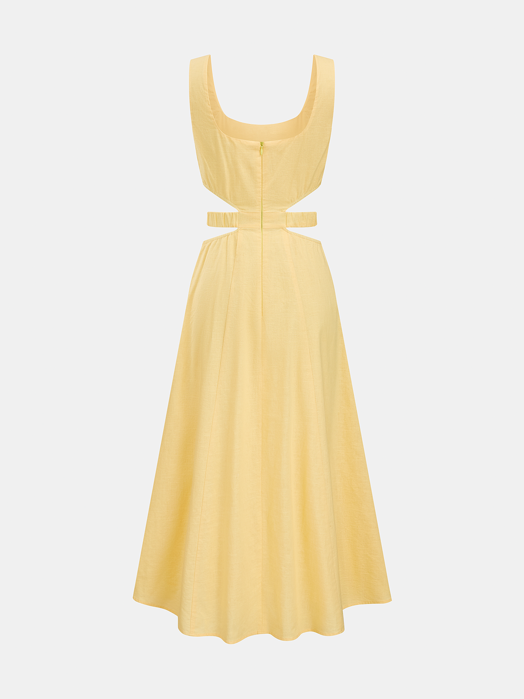 Cotton Linen Cutout Maxi Dress Lightweight Summer Style