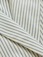 Striped Lapel Tie-Back Sleeveless Blouse for Women Summer Casual