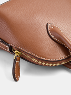 Mini Dome PU Handbag with Adjustable Shoulder Strap