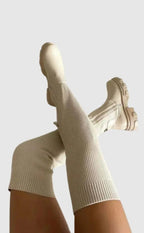Chariza | Women’s Stretch Knit Heeled Boots