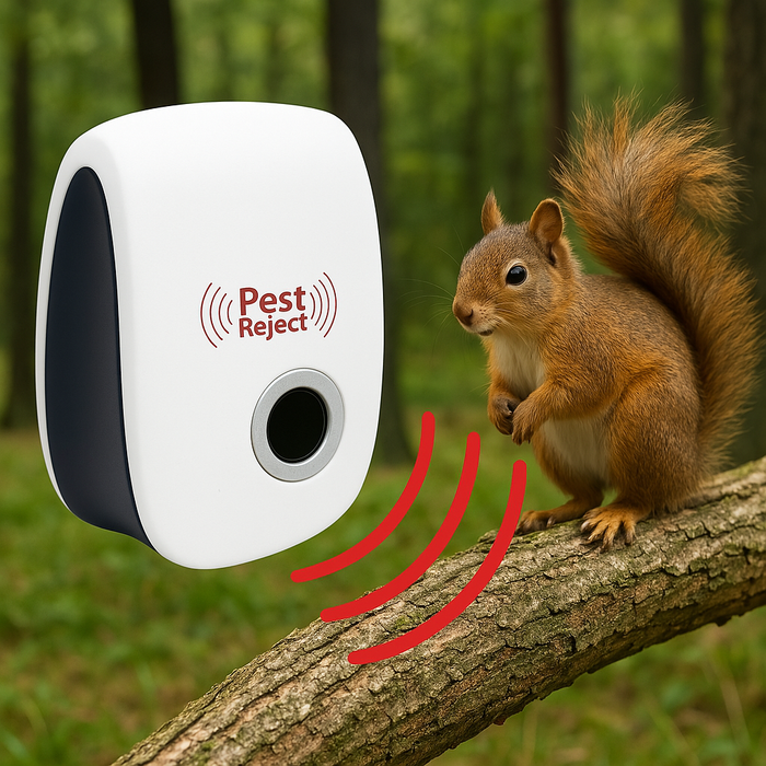Koadclo | Ultrasonic Squirrel Repeller Device – Effective Pest Control to Deter Squirrels in 48 Hours for Gardens & Yards
