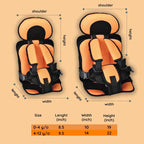 koadclo | Child Protection Car Cushion Seat – Booster Cushion for Kids