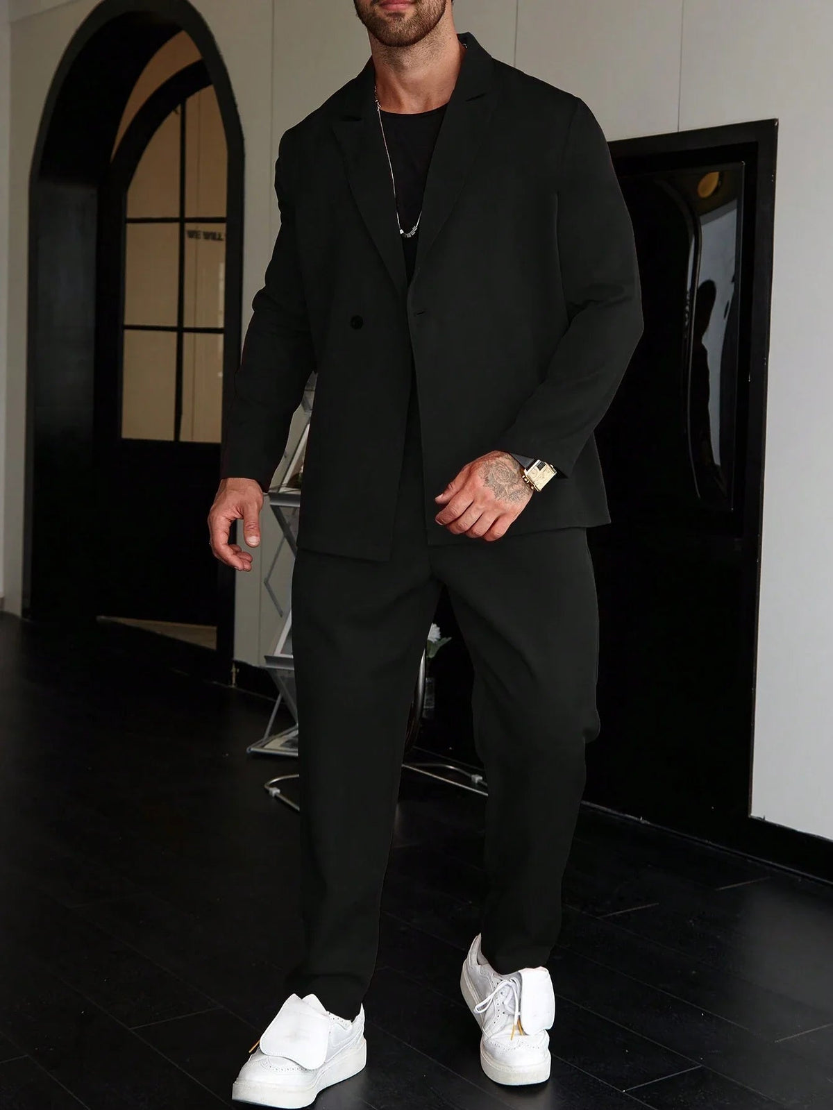 Nivaro | Men’s Solid Color Suit