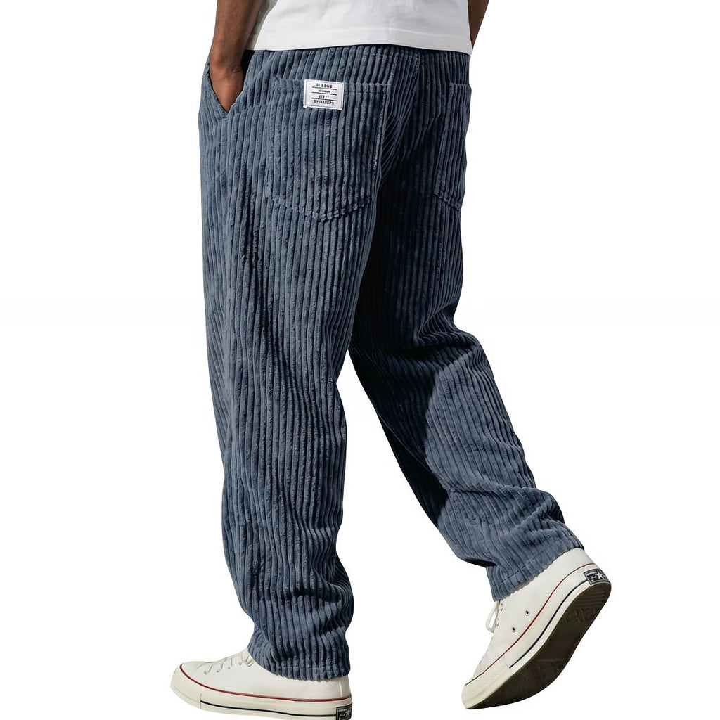 Men’s trousers | Corduroy trousers with elastic waistband