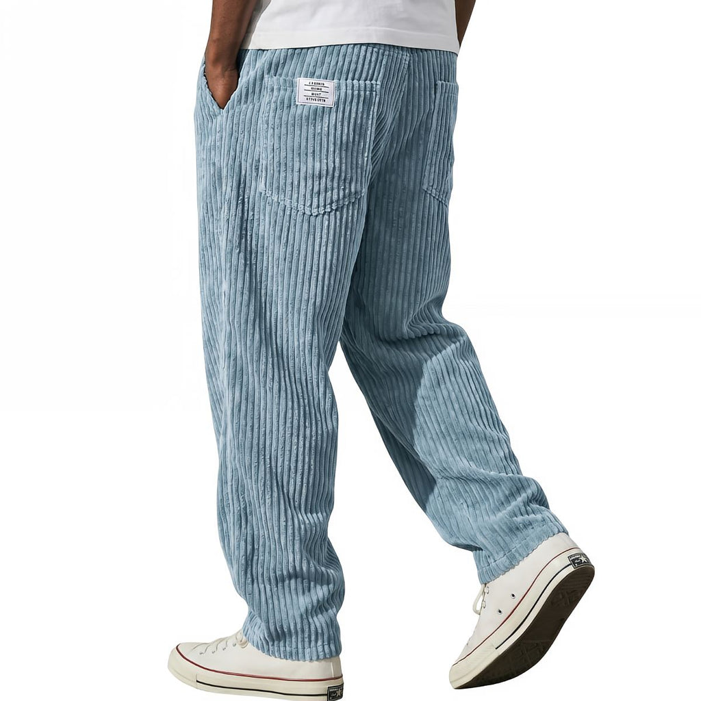 Men’s trousers | Corduroy trousers with elastic waistband