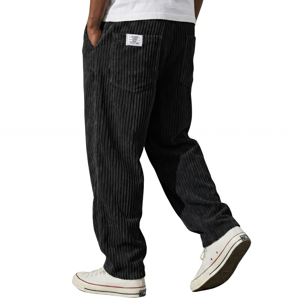 Men’s trousers | Corduroy trousers with elastic waistband