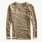 Corvino | Men’s Contrast-Trim Cotton Shirt