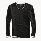 Corvino | Men’s Contrast-Trim Cotton Shirt