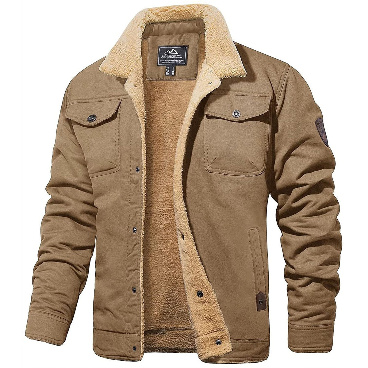 Cristoff | Men’s Sherpa-Lined Winter Jacket