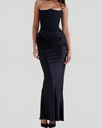 Donna | Women’s Strapless Elegant Maxi Dress