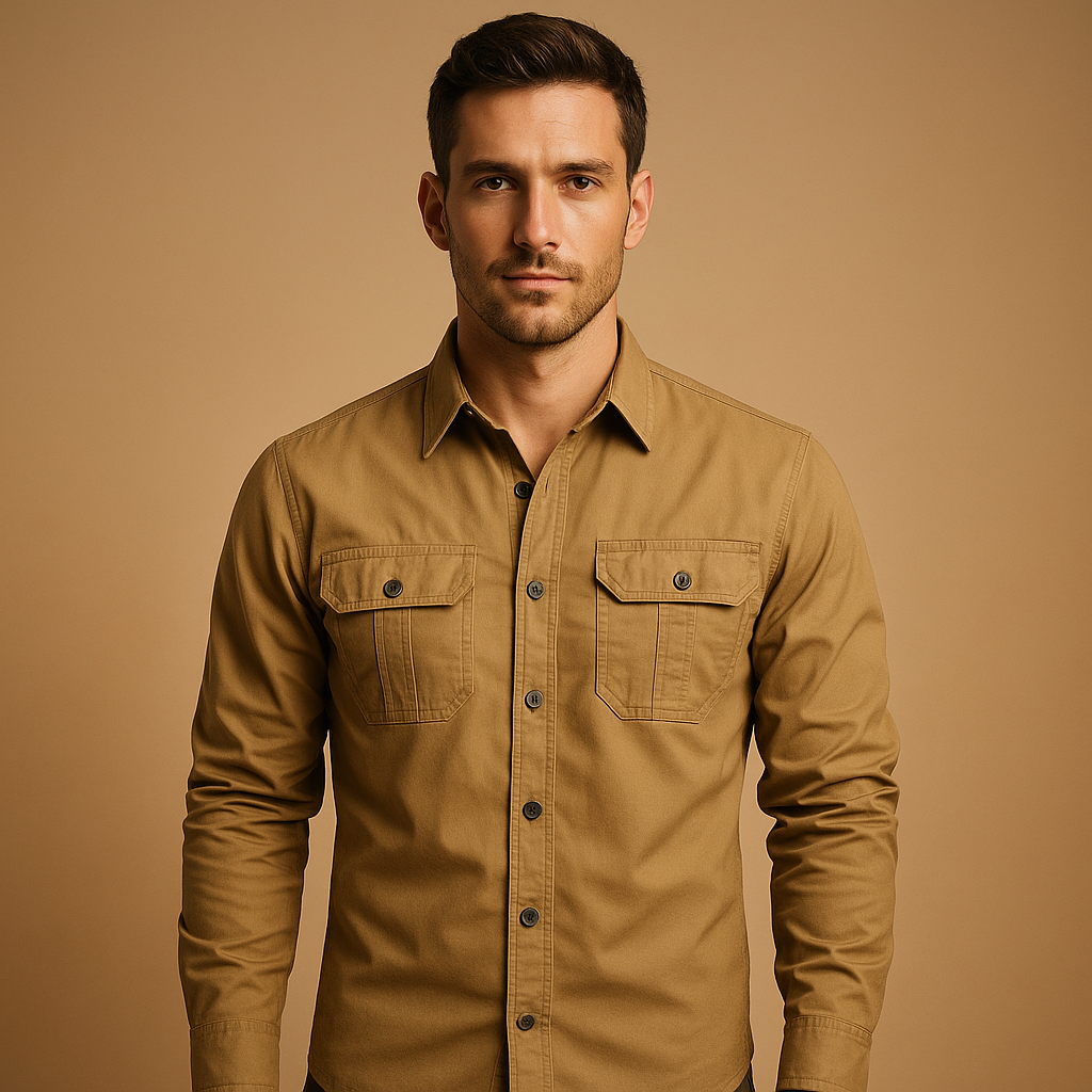 Dorian | Men’s Rugged Cotton Cargo Shirt