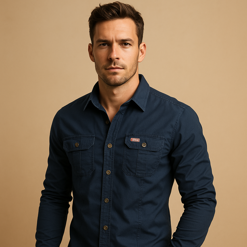 Dorian | Men’s Rugged Cotton Cargo Shirt