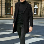 Eduardo | Men’s Elegant Wool-Blend Overcoat
