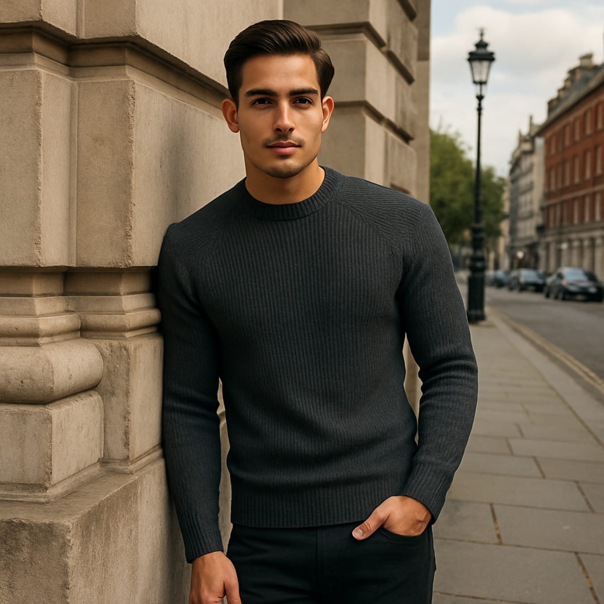 Ely | Men’s Luxury Cashmere Crewneck Jumper