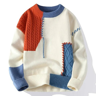Rusty Orange & Blue