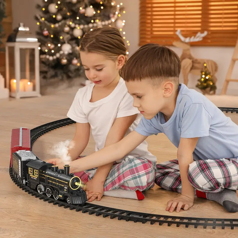 koadclo | TrackMaster Pro – Battery-Powered Electric Train Set with Realistic Sounds