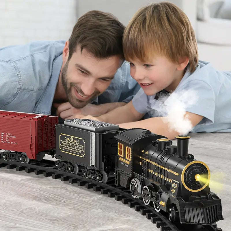 koadclo | TrackMaster Pro – Battery-Powered Electric Train Set with Realistic Sounds