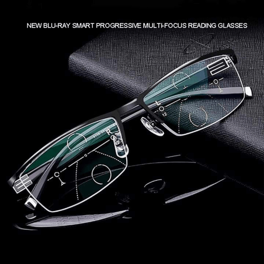 koadclo| German Intelligent Progressive Glasses – No-Distraction Multifocal Reading Glasses for Clear Vision