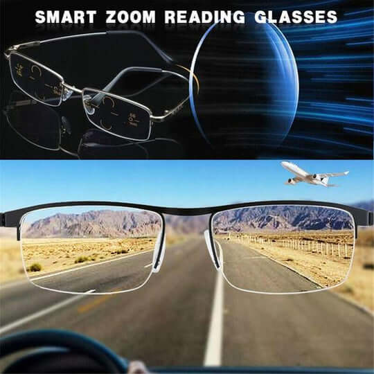 koadclo| German Intelligent Progressive Glasses – No-Distraction Multifocal Reading Glasses for Clear Vision