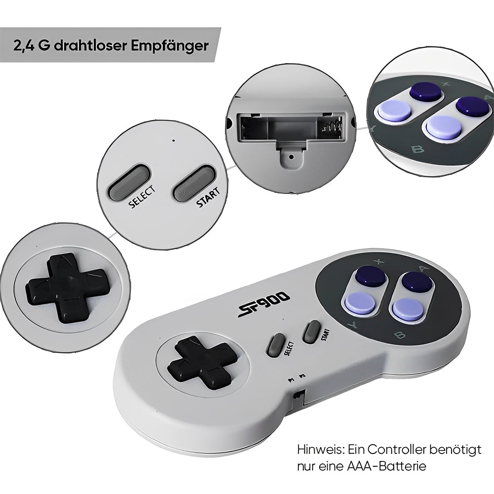 Amtn Club | HD Games Console with Integrated 926 Games – Retro Plug & Play Video Game System