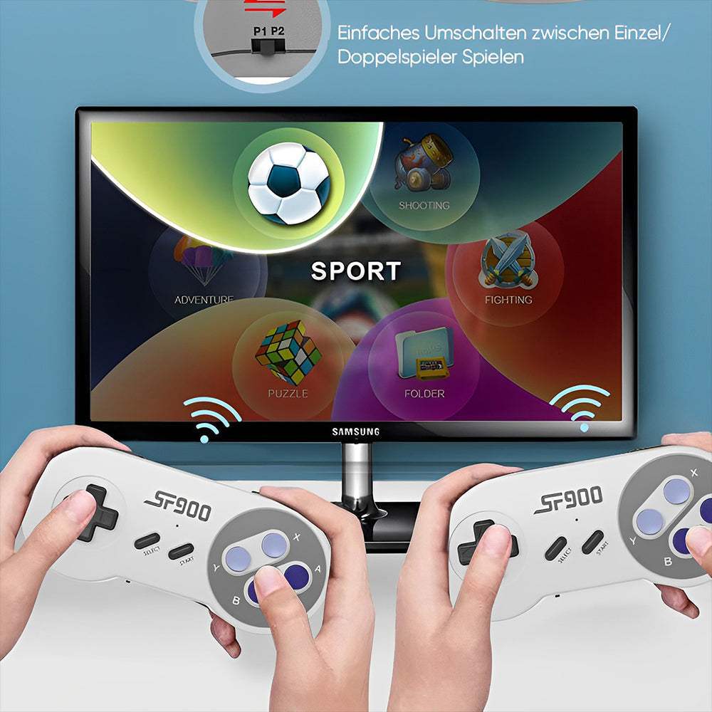 Amtn Club | HD Games Console with Integrated 926 Games – Retro Plug & Play Video Game System