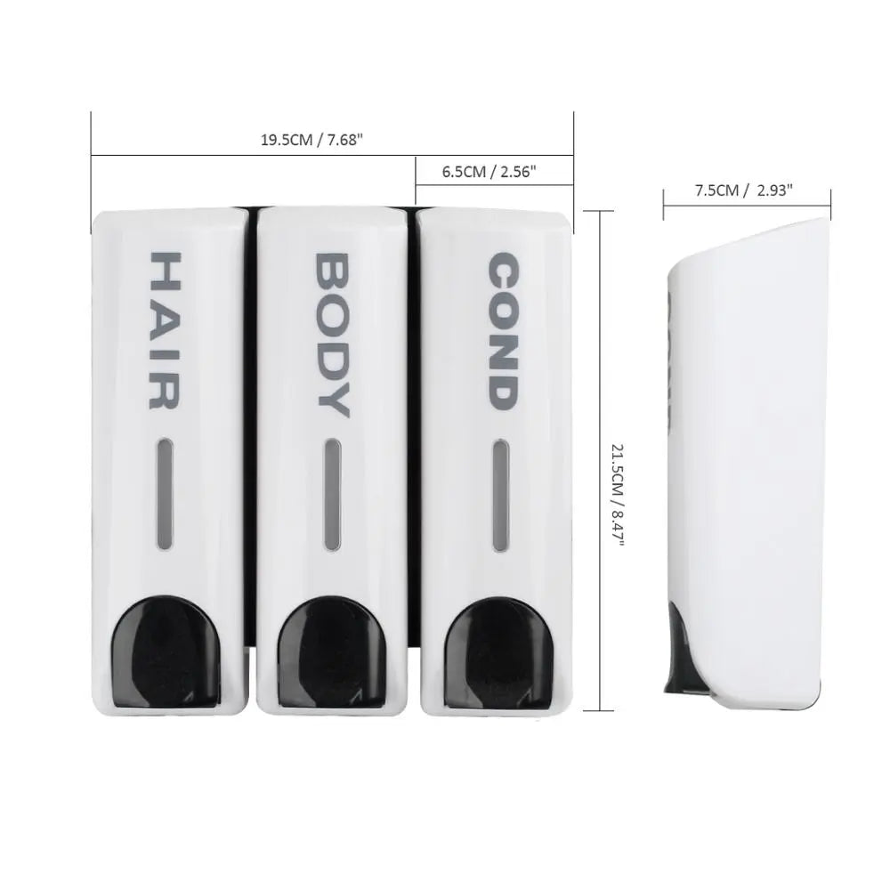 koadclo | Wall-Mounted Shower Dispenser – Bathroom Shampoo & Soap Dispenser