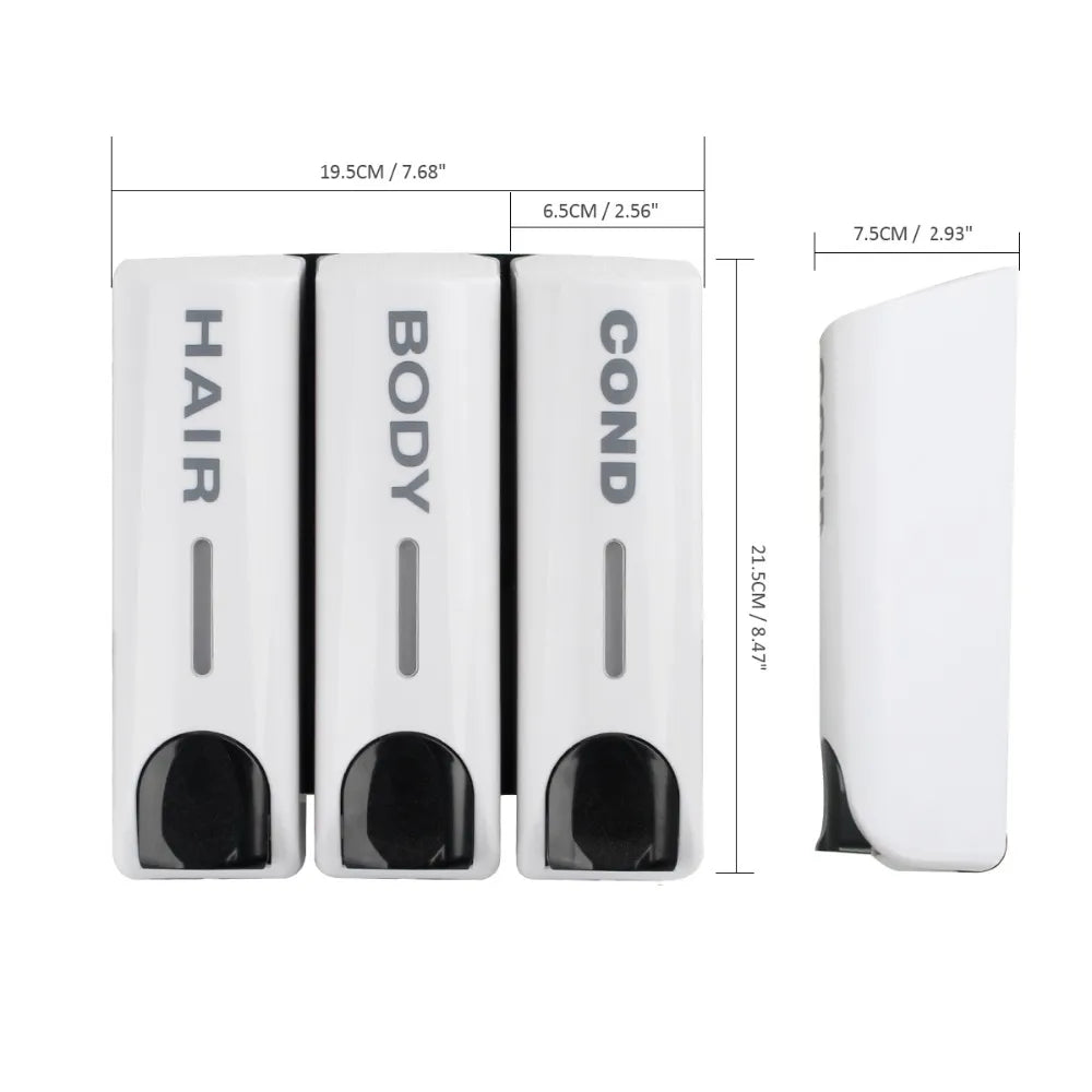koadclo | Wall-Mounted Shower Dispenser – Bathroom Shampoo & Soap Dispenser