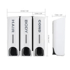 koadclo | Wall-Mounted Shower Dispenser – Bathroom Shampoo & Soap Dispenser