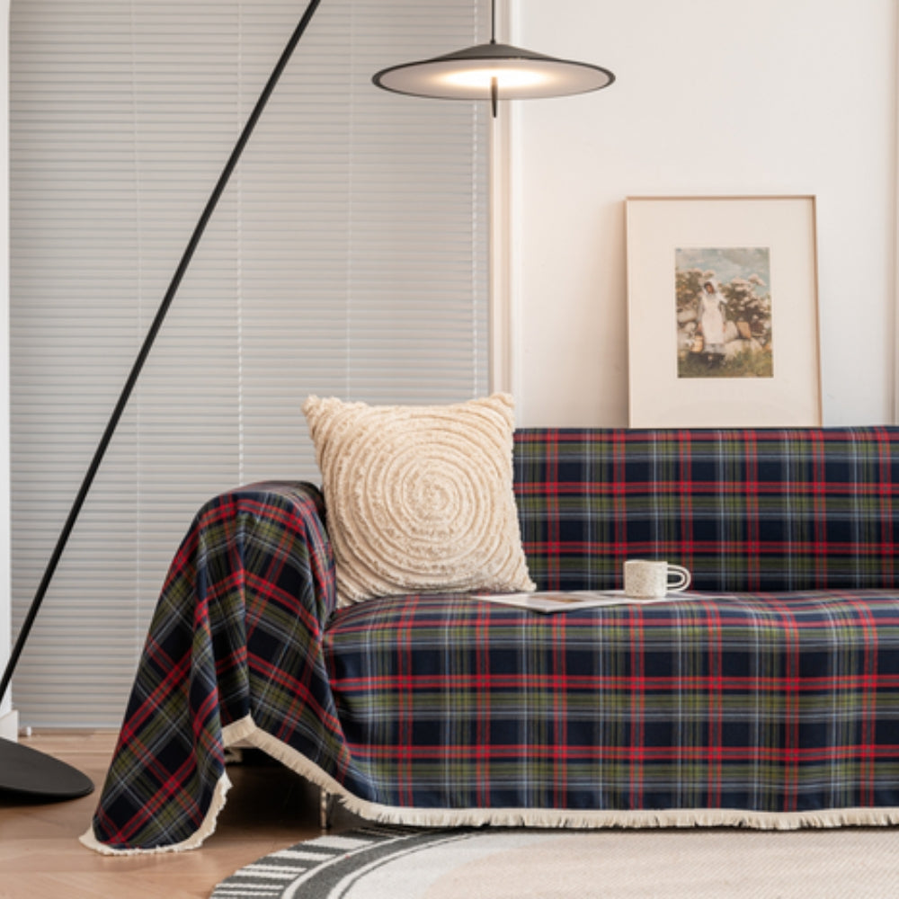 Koadclo | Hearthline Cottage Plaid Sofa Cover