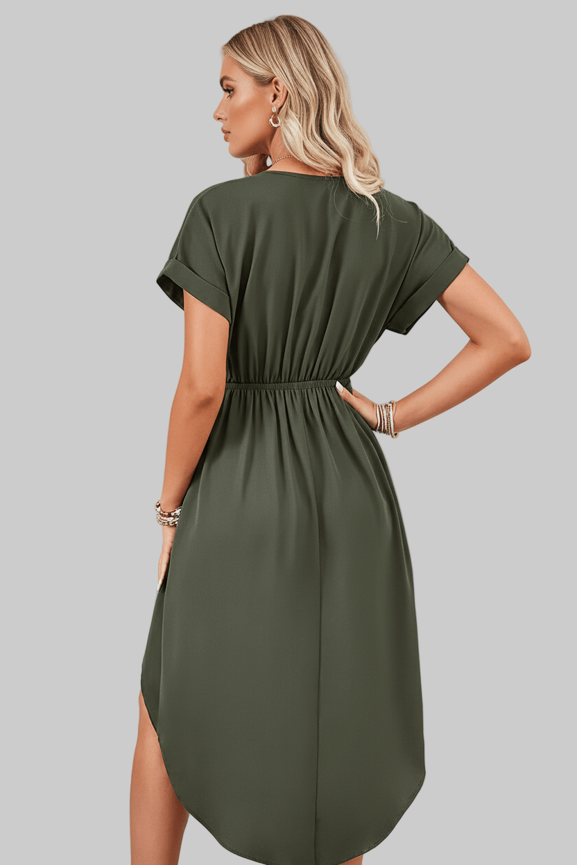 Jolena | Elegant Wrap Midi Dress