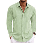 Lorino | Men’s Long-Sleeve Linen Shirt
