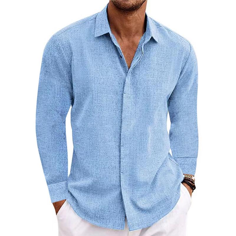 Lorino | Men’s Long-Sleeve Linen Shirt
