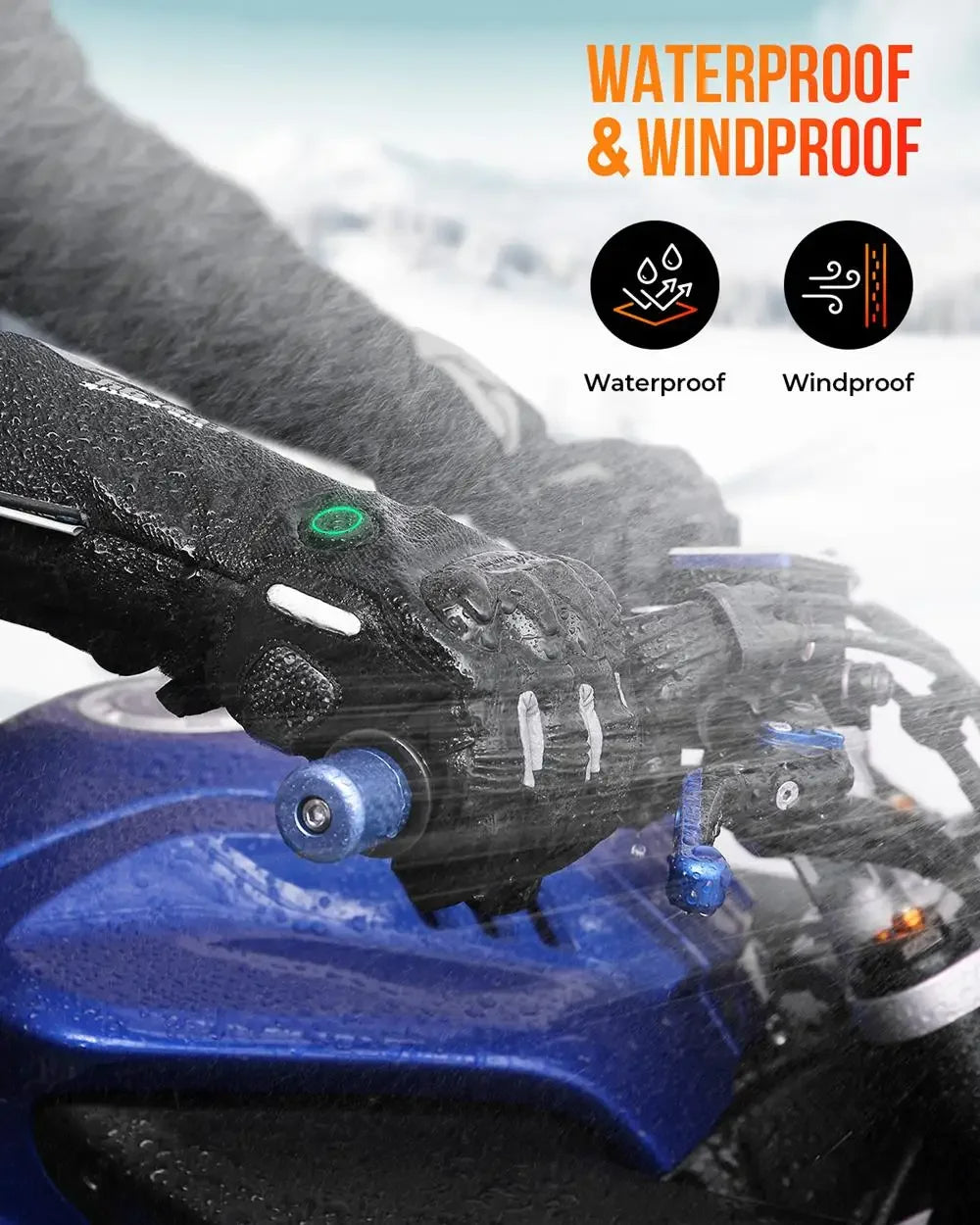 Koadclo | Thermal Heated Gloves - Waterproof Rechargeable Winter Gloves