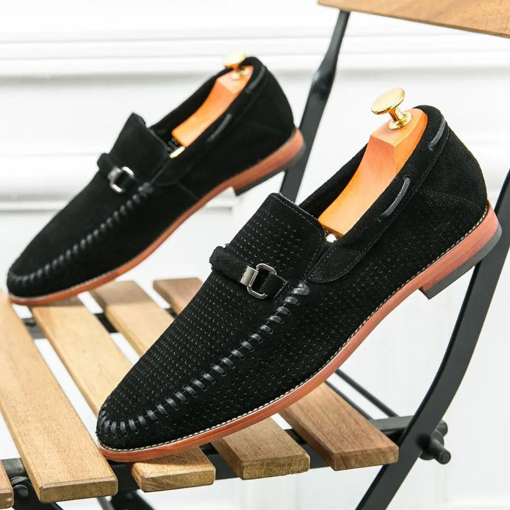 Marcel | Men’s Handstitched Suede Loafers