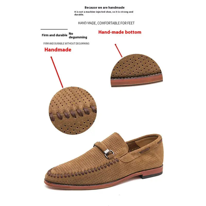 Marcel | Men’s Handstitched Suede Loafers