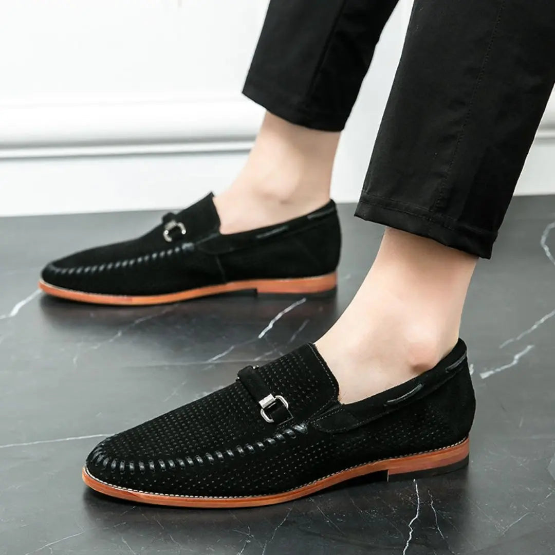 Marcel | Men’s Handstitched Suede Loafers