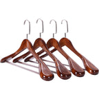 Koadclo | Luxury Wooden Clothes Hangers with Curved Design