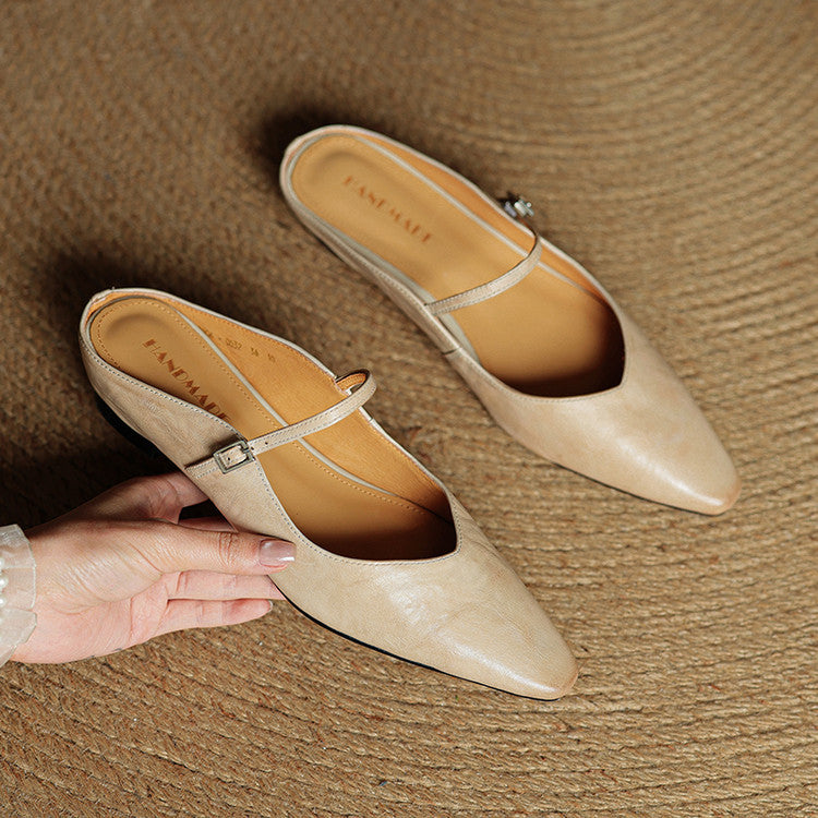 Orella Genuine Leather Mules
