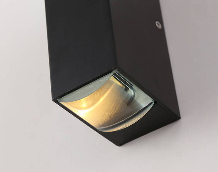 Amtn Club | Modern Waterproof LED Outdoor Wall Light – Rectangular Up/Down Aluminum Fixture