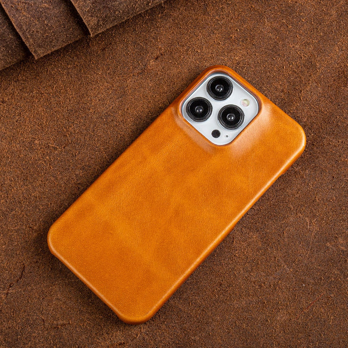 Koadclo | Oil Wax Genuine Leather Apple iPhone Case