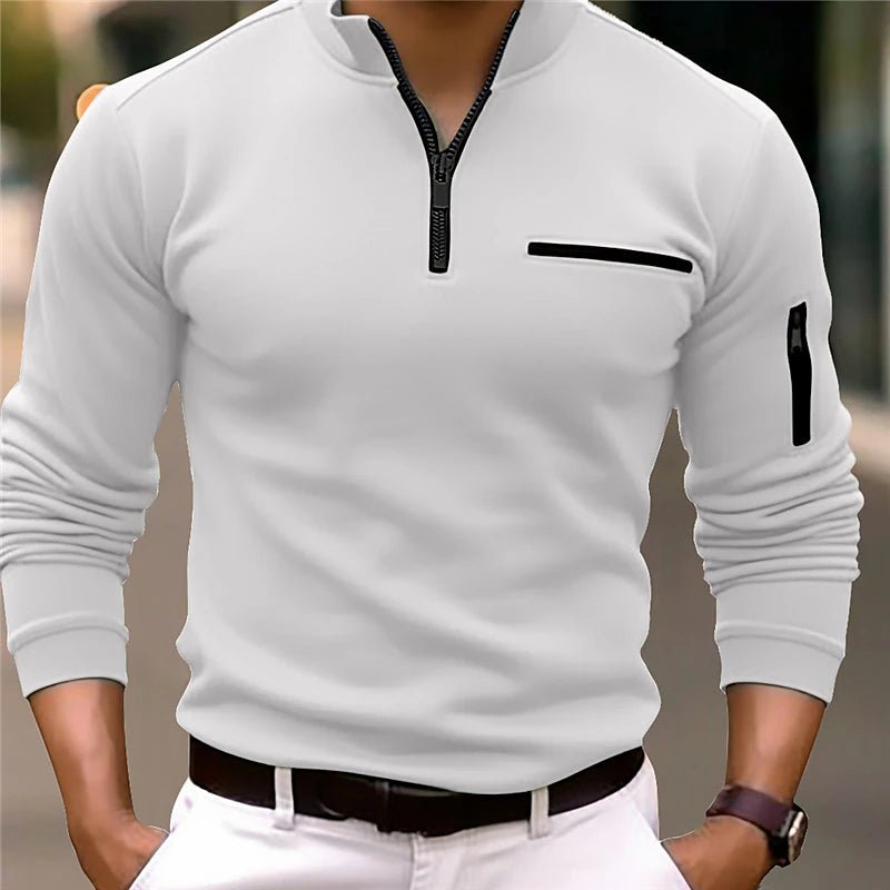 Pete | Men’s Quarter-Zip Polo