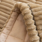 Amtn Club | Plush Pleated Edges Sofa Cover – Soft Stretch Couch Protector for Living Room