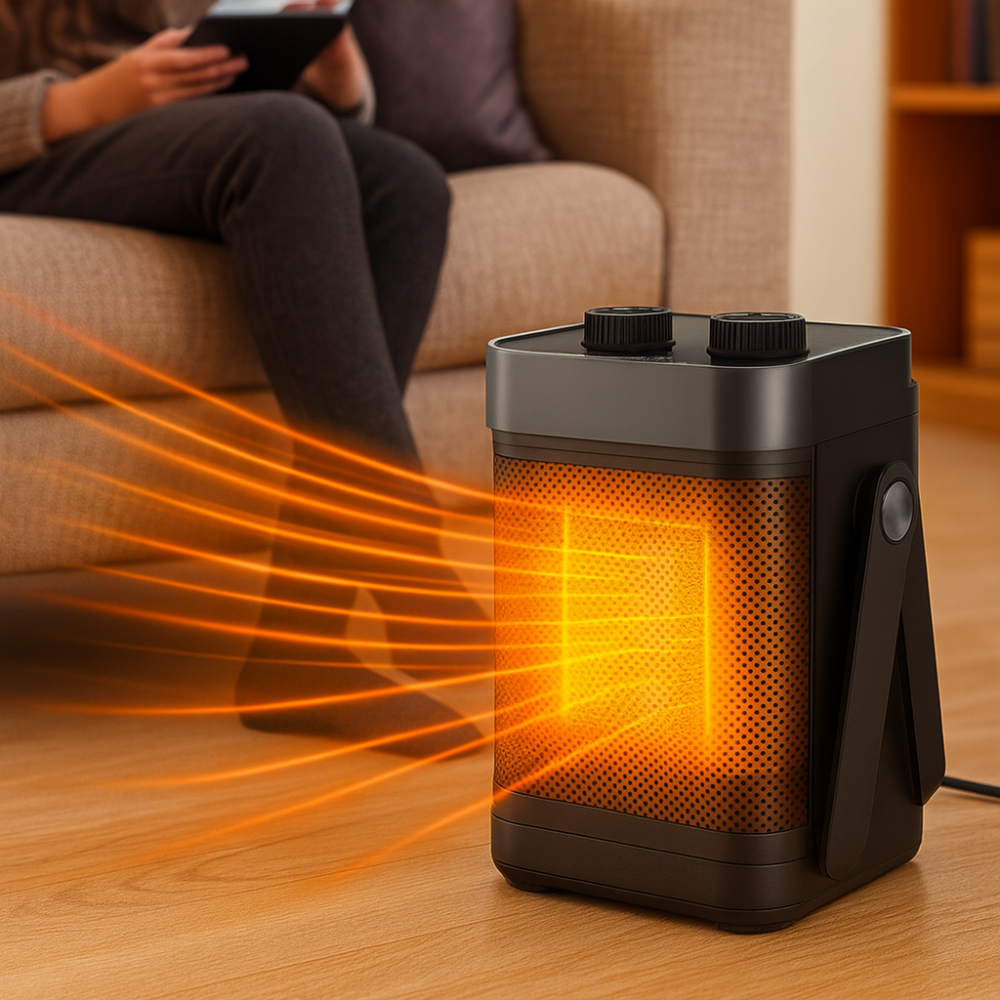 koadclo | Portable Electric Space Heater - Adjustable Thermostat
