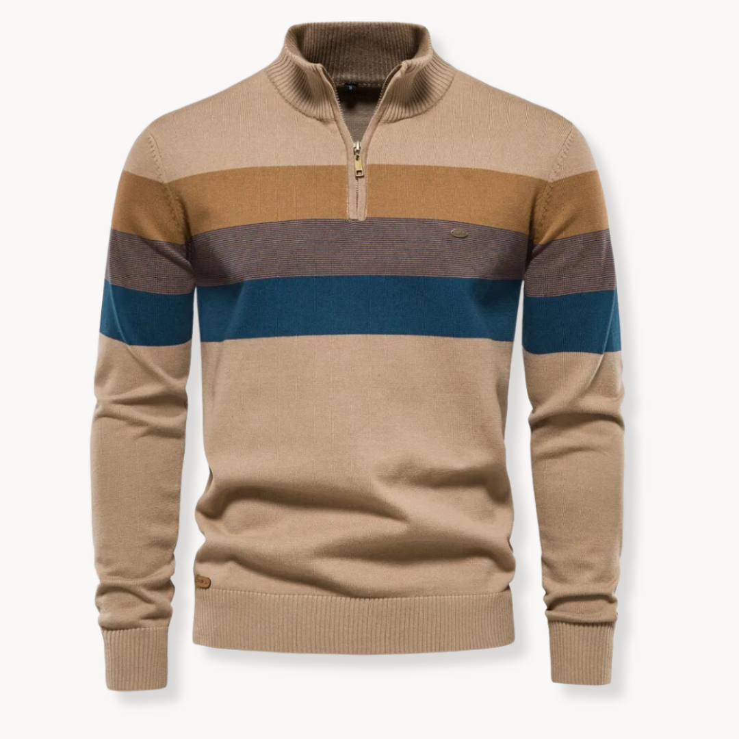 Quarter | Men’s Refined Striped Sweater