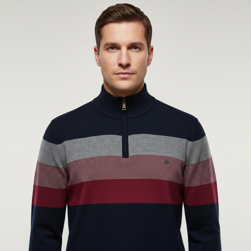 Quarter | Men’s Refined Striped Sweater