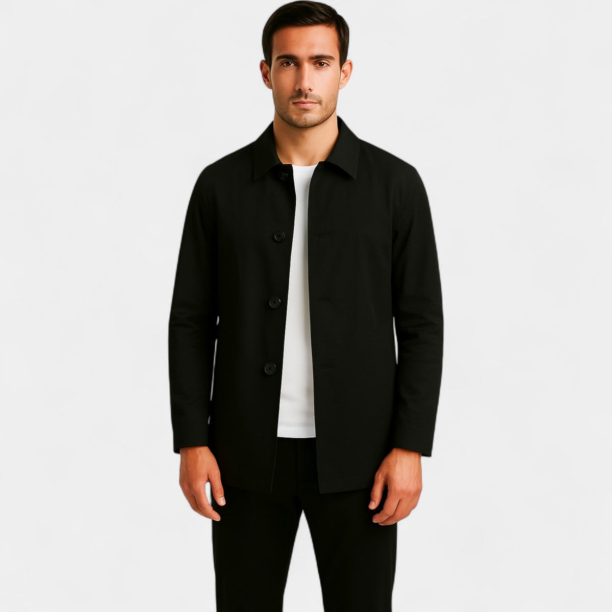 Riche | Men’s Mid-Length Trench Coat