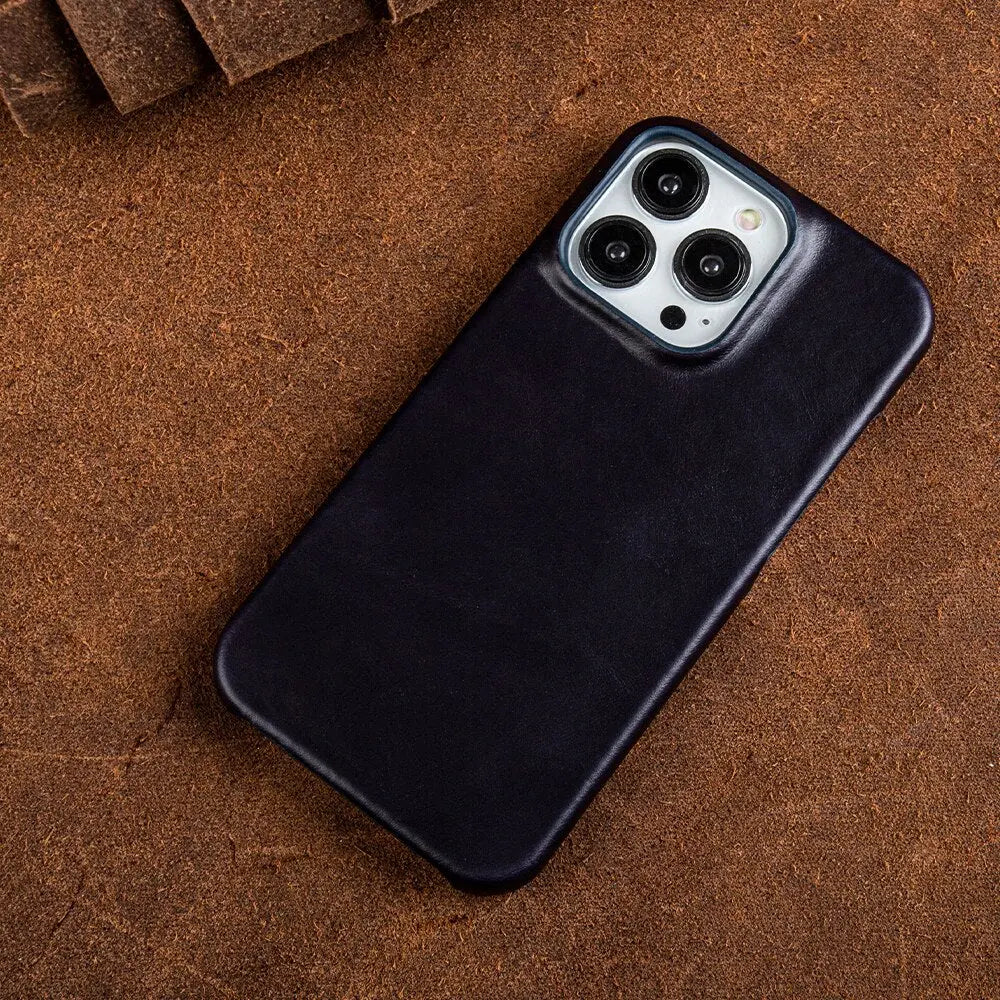 Koadclo | RoyalLeather – Luxurious Handmade Genuine Cowhide Leather Case for iPhone