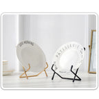 Koadclo | Iron Art Multi-Use Display Stand – Versatile Magazine, Dish & Picture Holder for Home Decor
