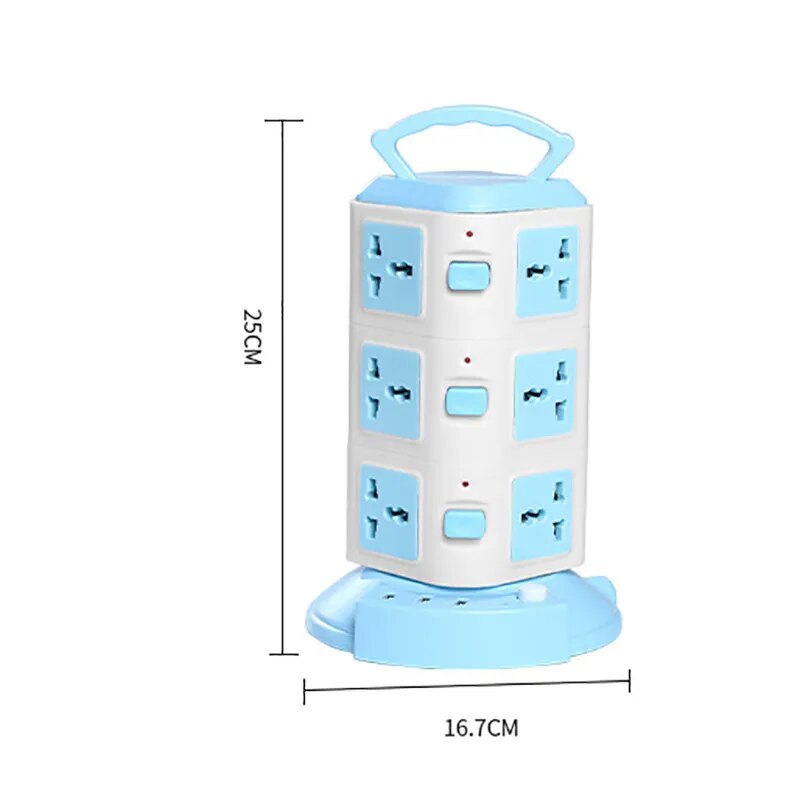 Koadclo | Tower Design Surge Protector Vertical Power Strip